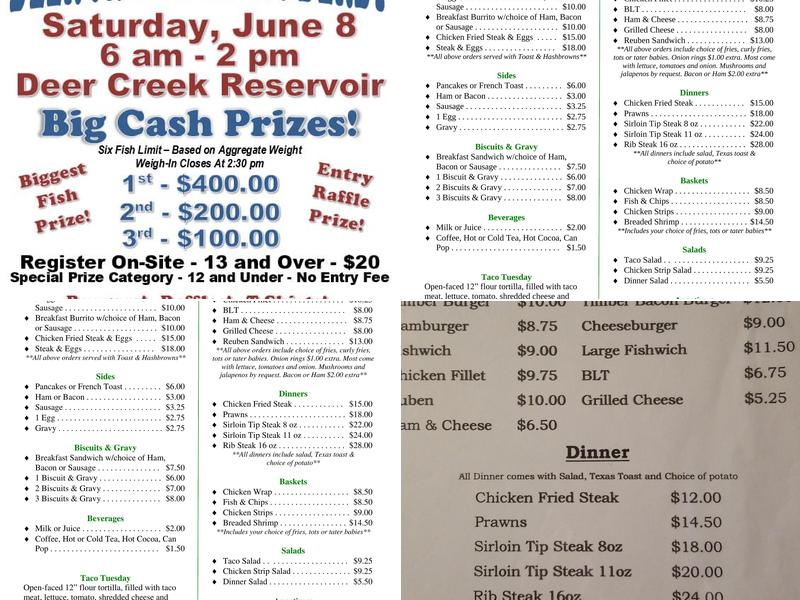 Timber Inn Menu