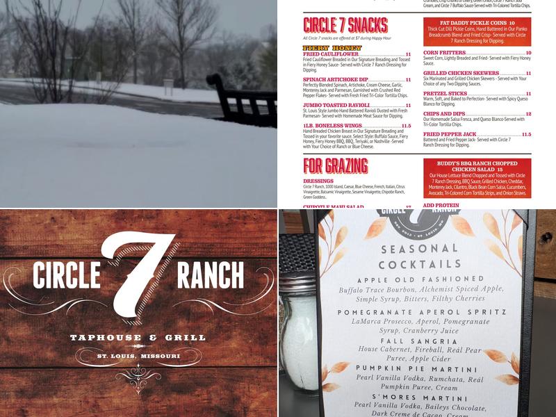Circle 7 Ranch Menu