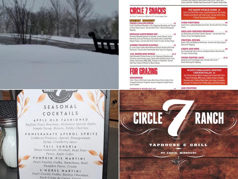 Circle 7 Ranch Menu