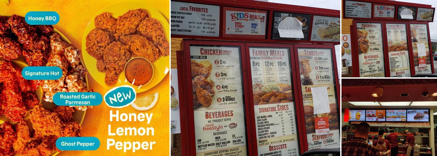 Popeyes Louisiana Kitchen Menu