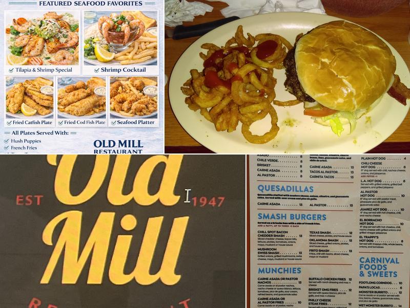 Old Mill Restaurant Menu