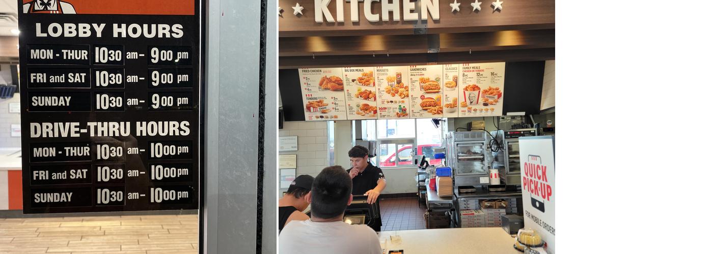 KFC Menu