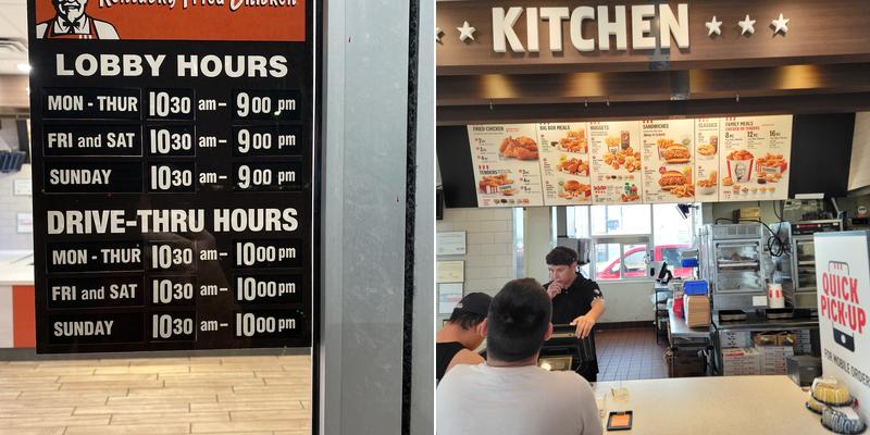 KFC Menu