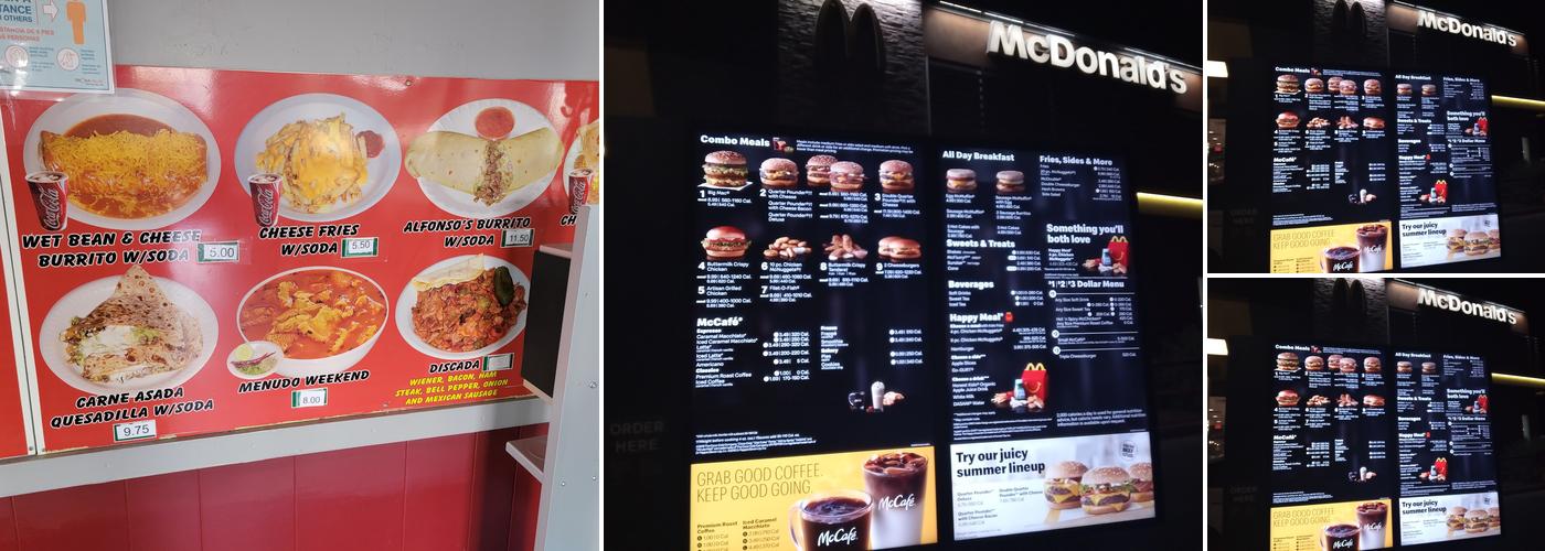 McDonald's Menu