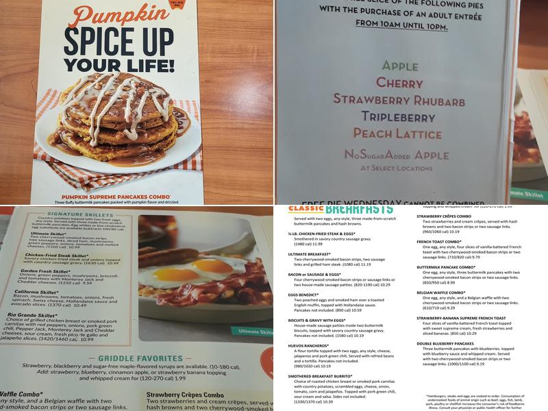 Village Inn Menu