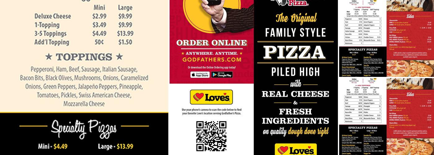 Godfather's Pizza Express Menu