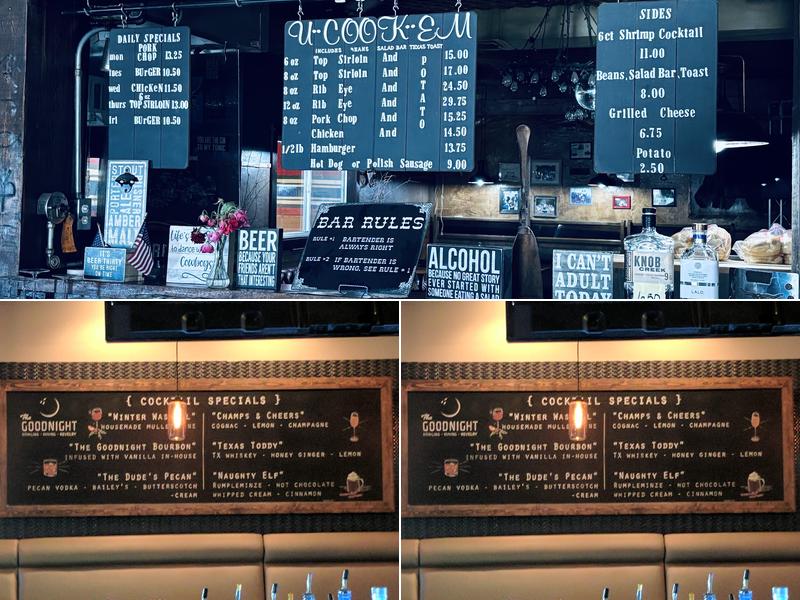 Rix's Tavern Menu
