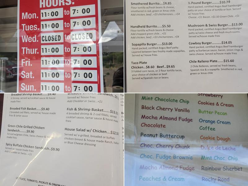 Frank's Eats & Sweets Menu