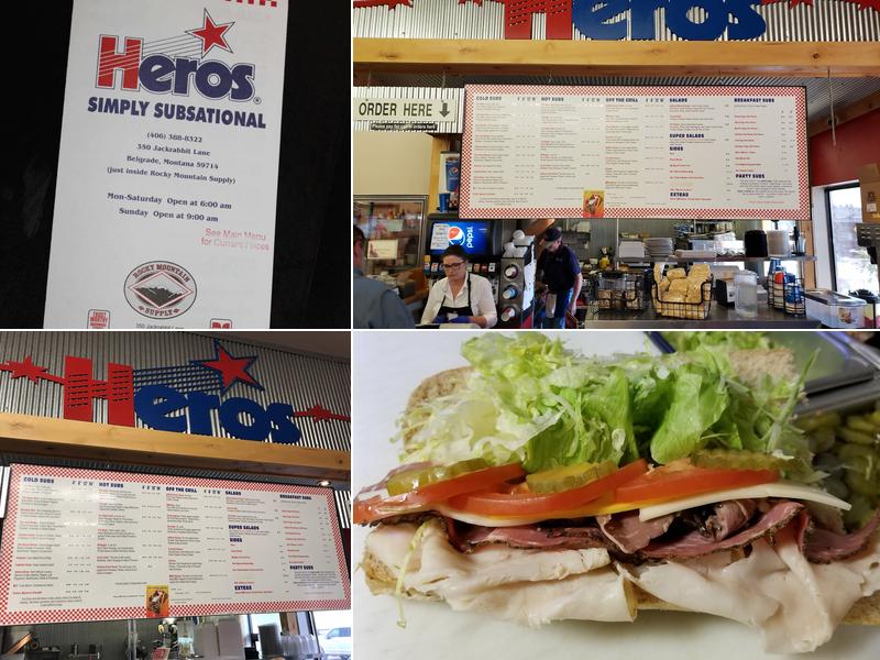 Heros Menu