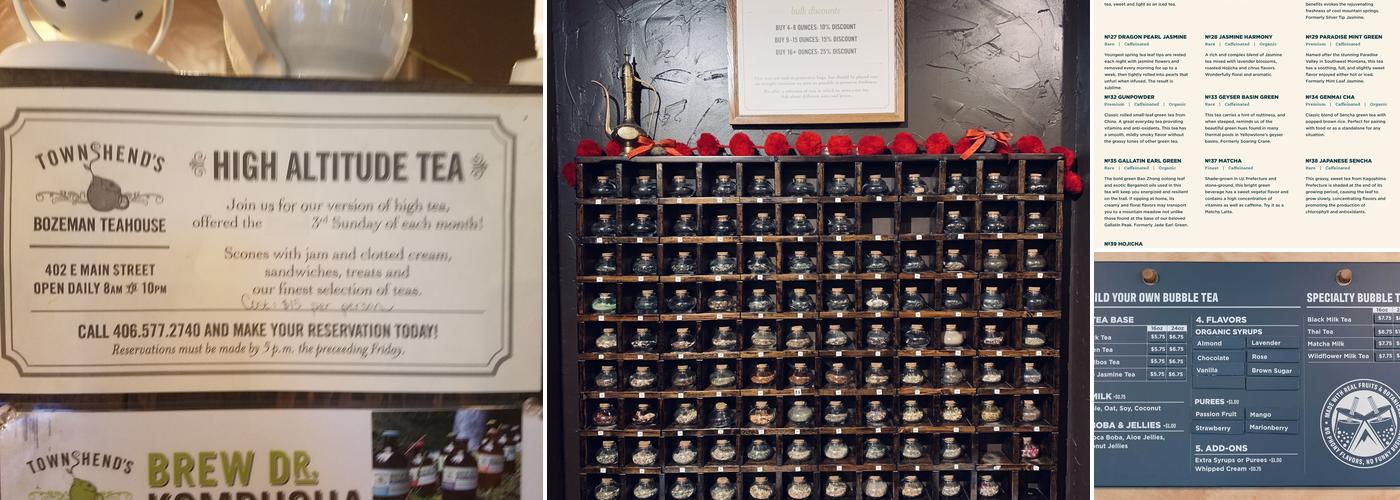 Steep Mountain Teahouse Menu