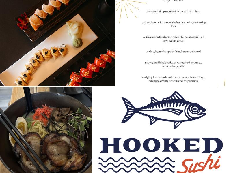 Hooked Sushi Menu