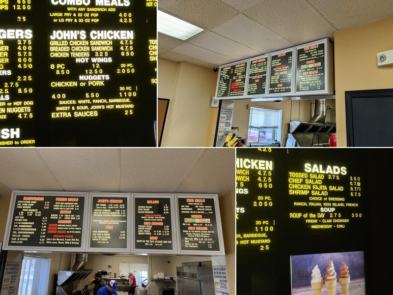 Pork Chop John's Menu