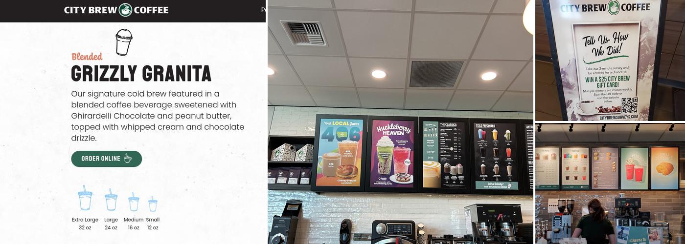 City Brew Coffee Menu