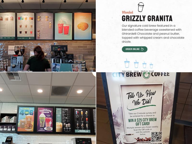 City Brew Coffee Menu