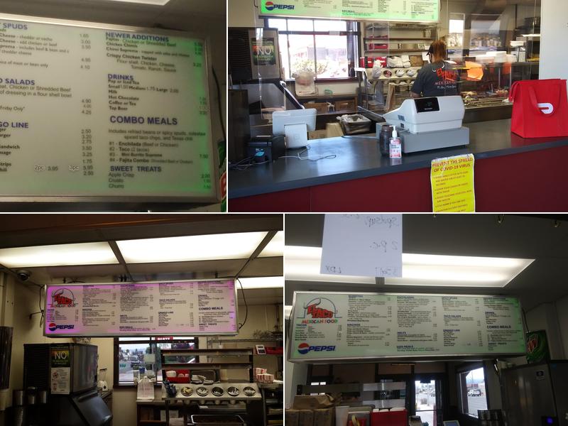 El Taco Menu