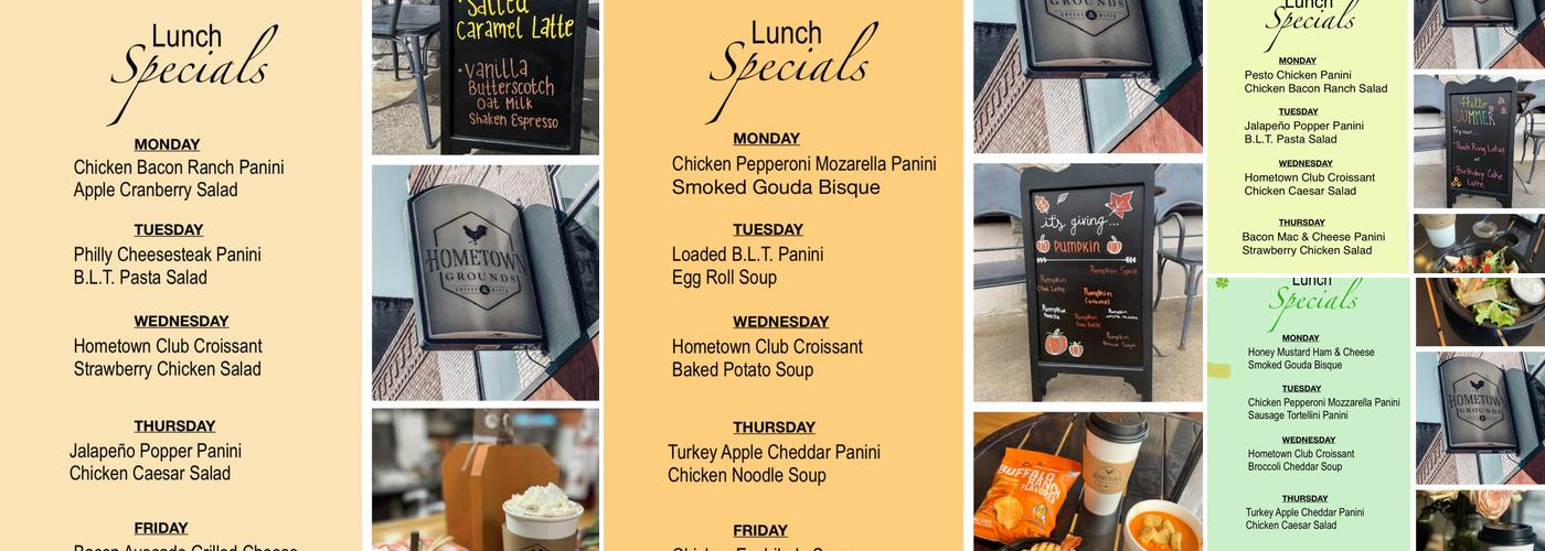 Hometown Grounds Menu