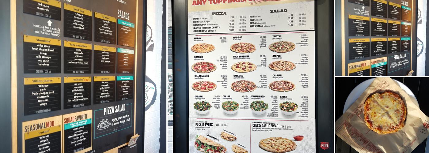MOD Pizza Menu