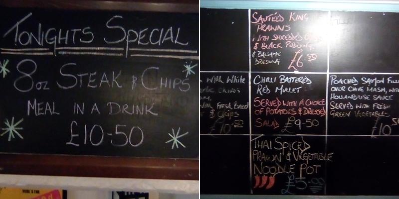 The Fox & Hounds Menu