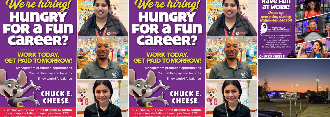Chuck E. Cheese Menu