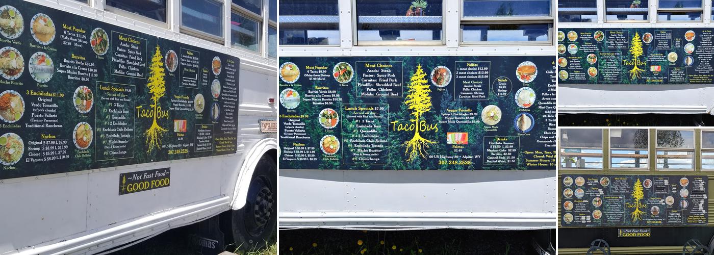 The Taco Bus Menu
