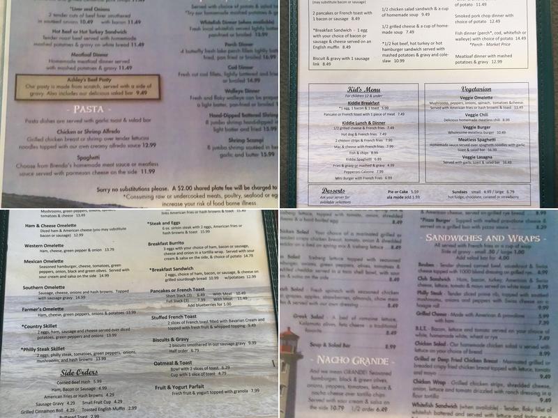 Three Seasons Cafe Menu