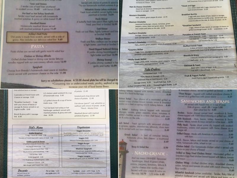 Three Seasons Cafe Menu