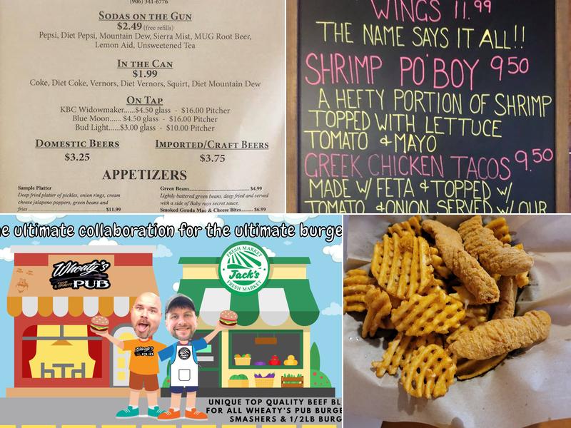 WHEATY’S PUB Menu