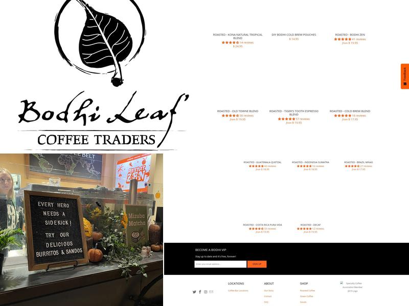 Bodhi Leaf Coffee Traders Menu