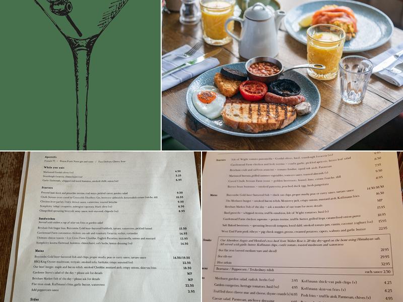The Methuen Arms, Corsham Menu
