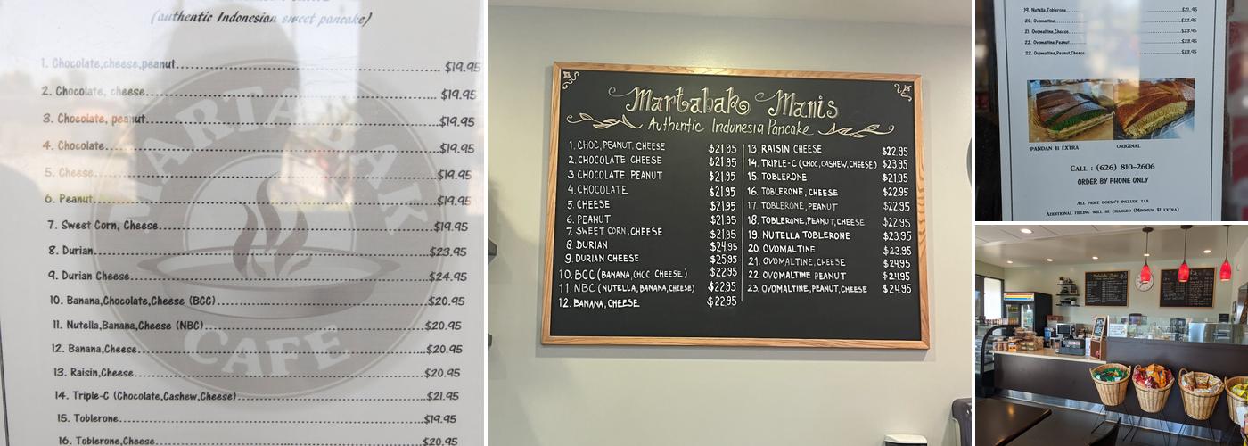 Martabak Cafe Menu