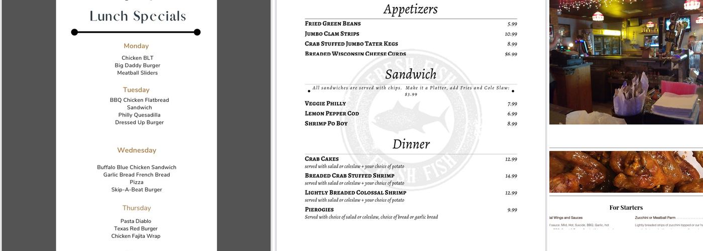 Nite Courts Menu