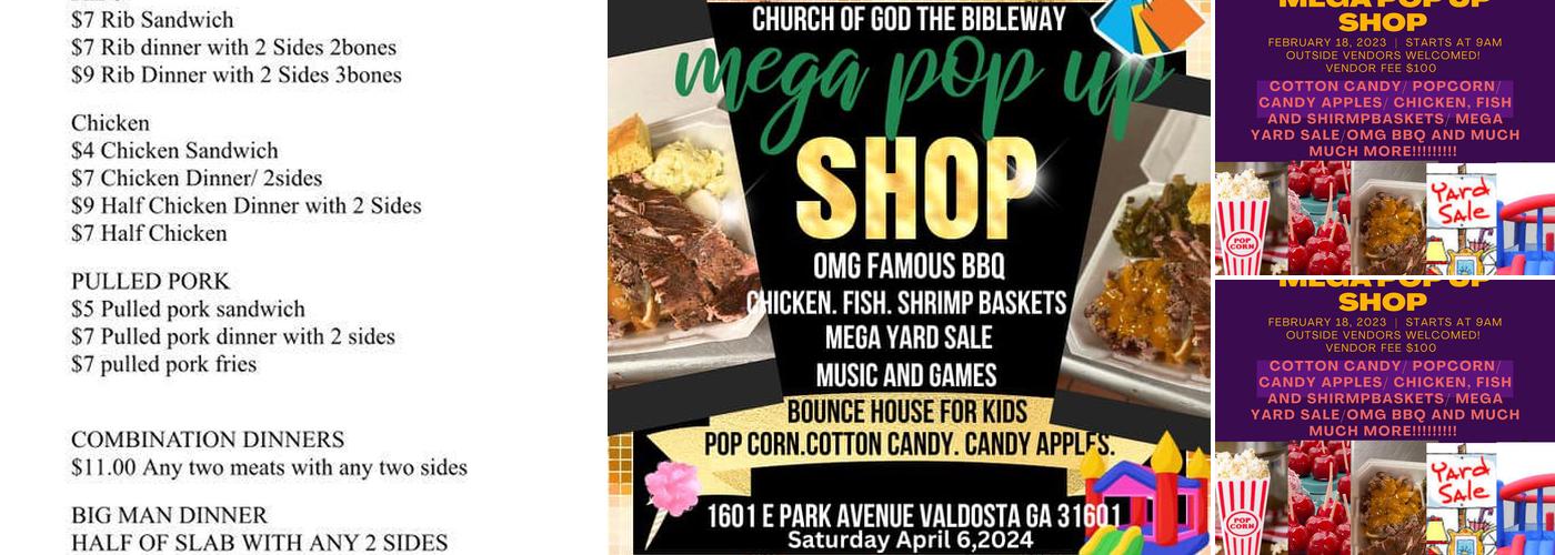 OMG BBQ Menu