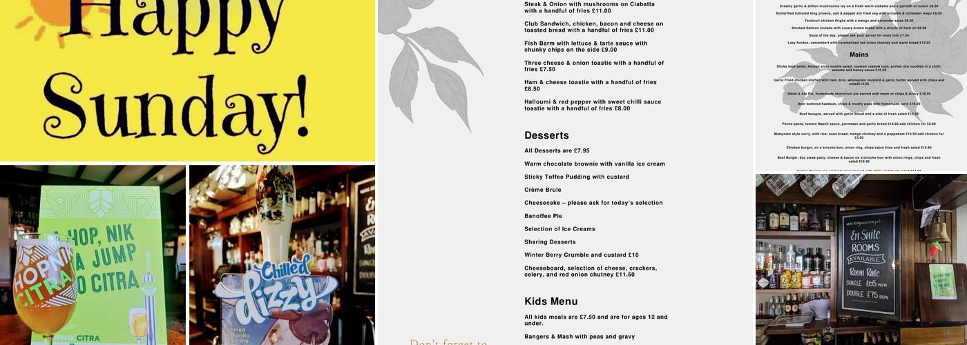King William Menu