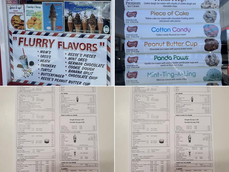 Dairy Supreme Menu