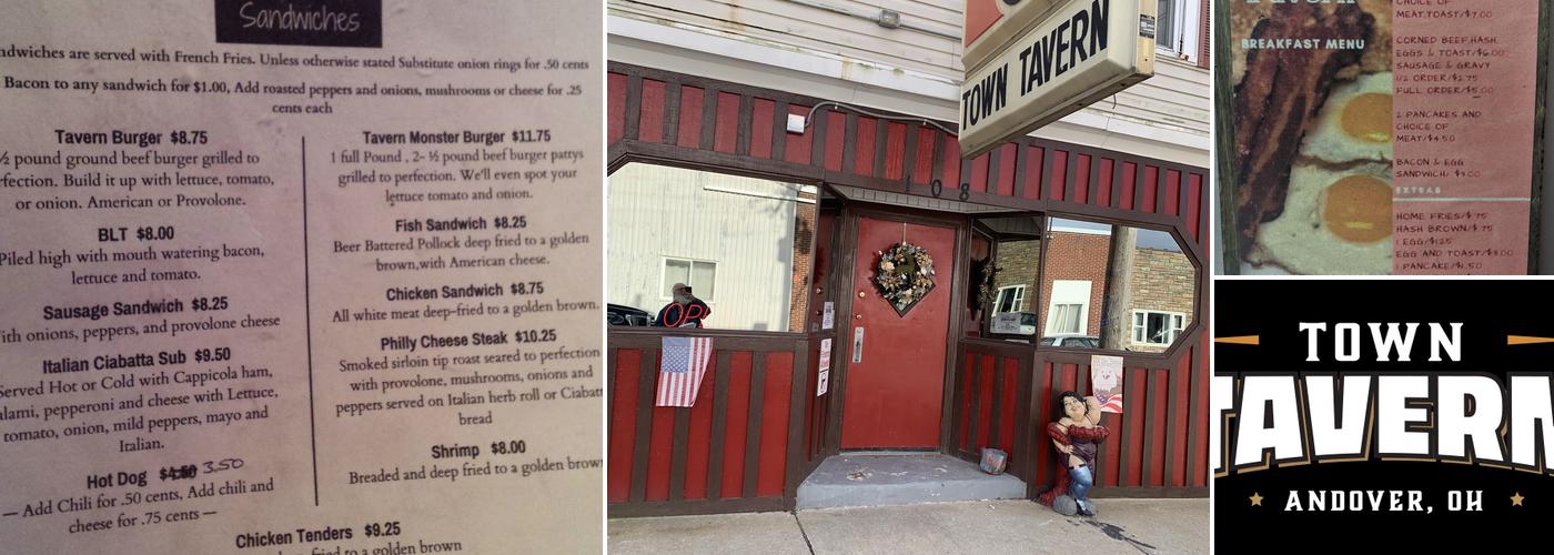 Town Tavern Menu