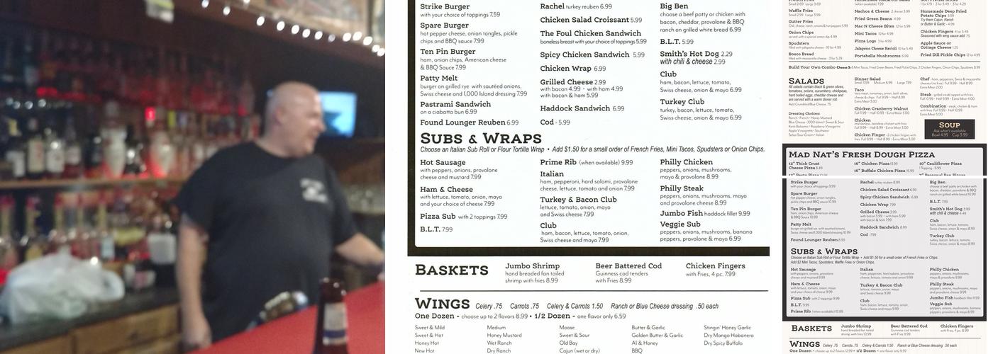 Found Lounge Menu