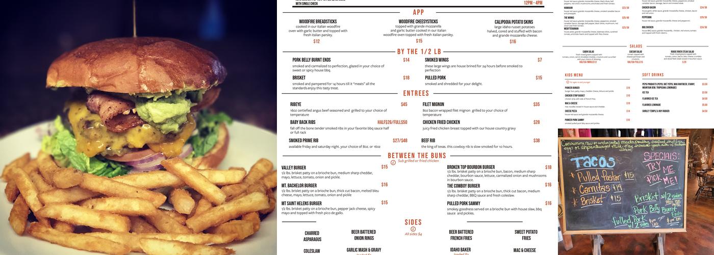 Kirk’s Ferry Menu