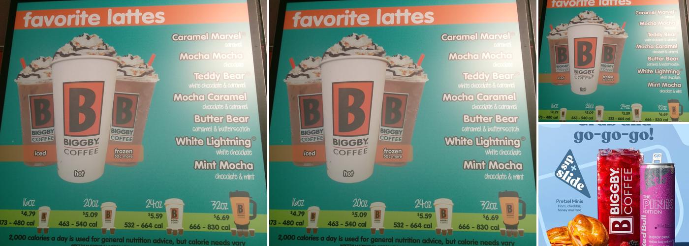 BIGGBY COFFEE Menu
