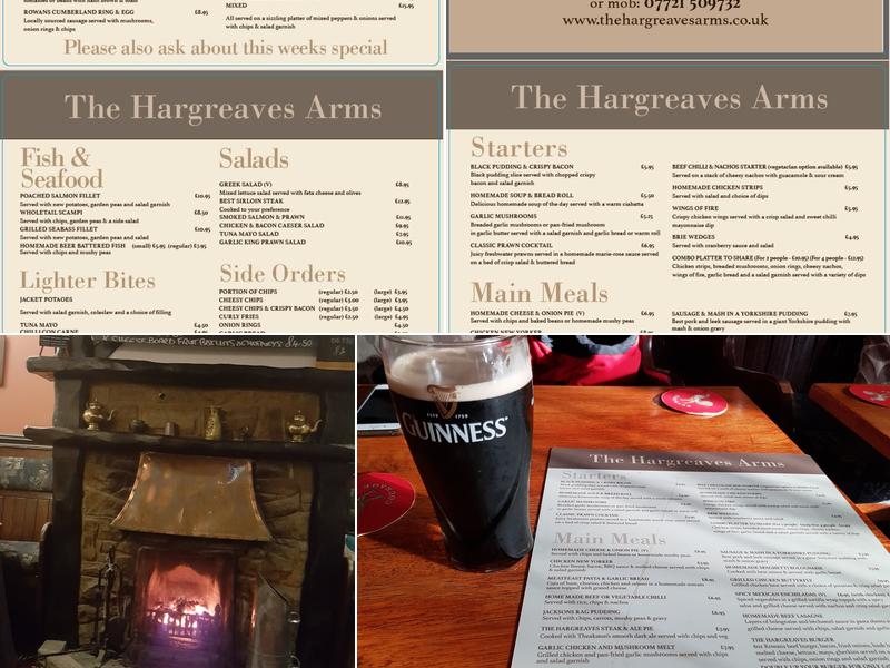 Hargreaves Arms Menu