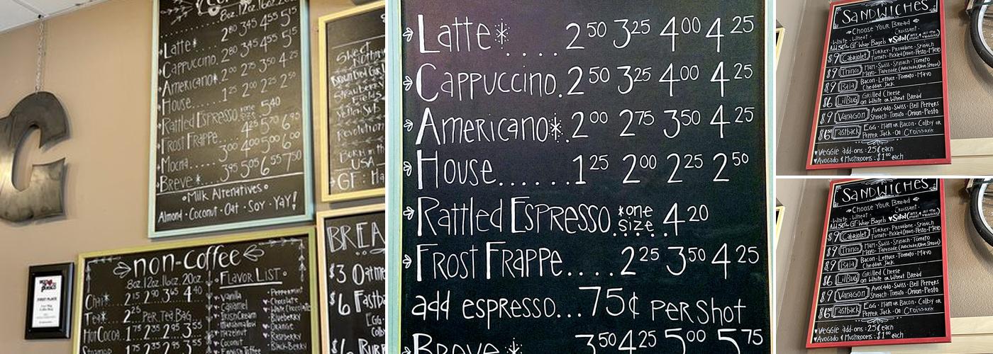 Love Mug Coffee Shop Menu