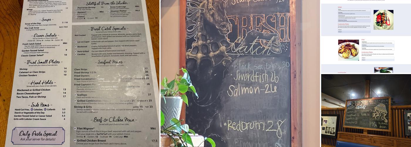 Hieronymus Seafood Restaurant & Oyster Bar Menu