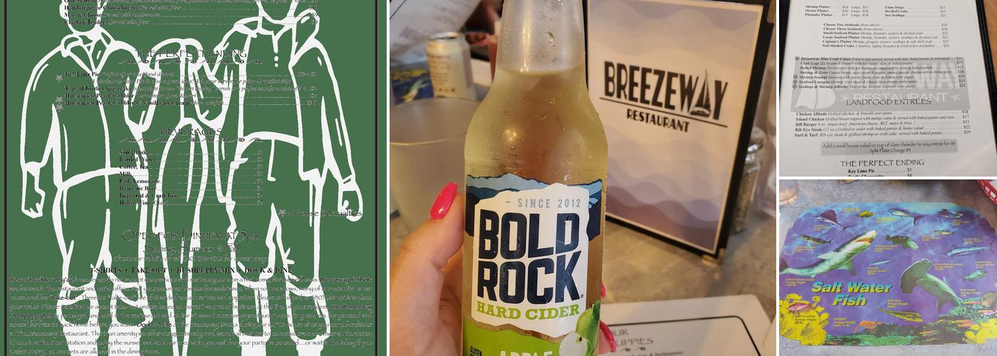 Breezeway Restaurant Menu