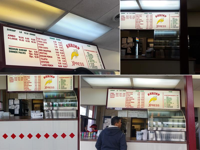 Shrimp express Menu