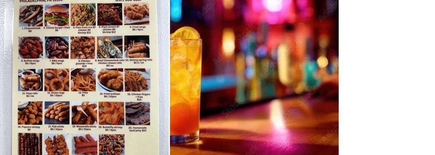 Comly Cafe Menu