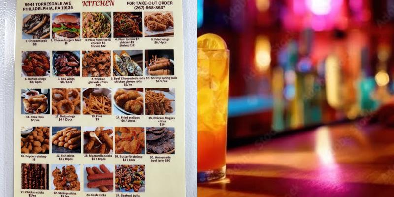 Comly Cafe Menu