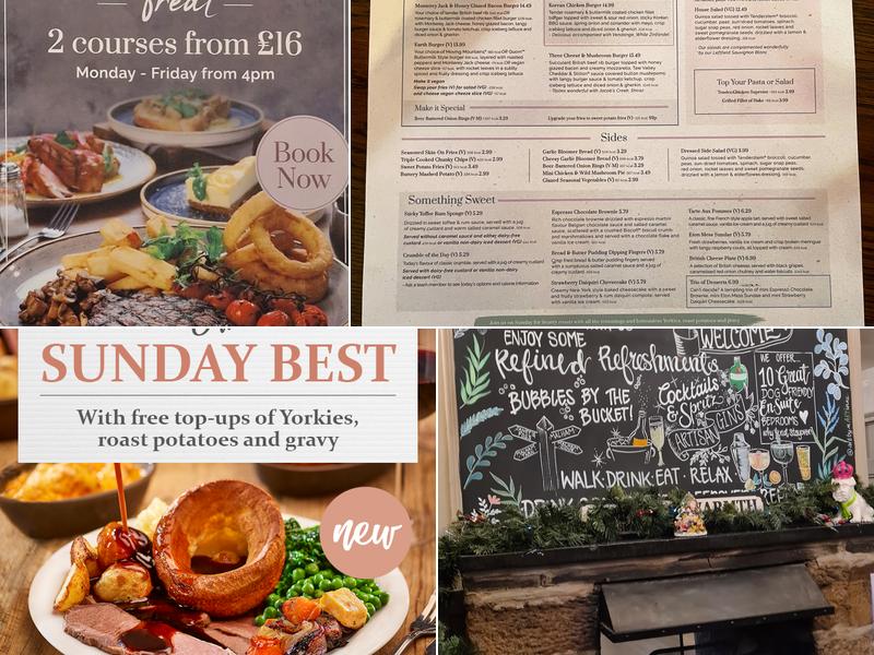 The Buck Inn Malham Menu