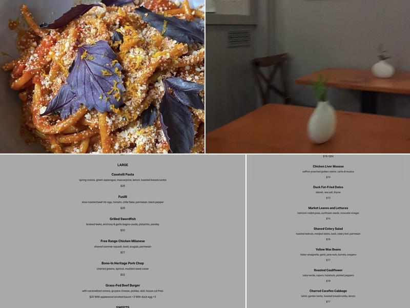 One With Land Menu