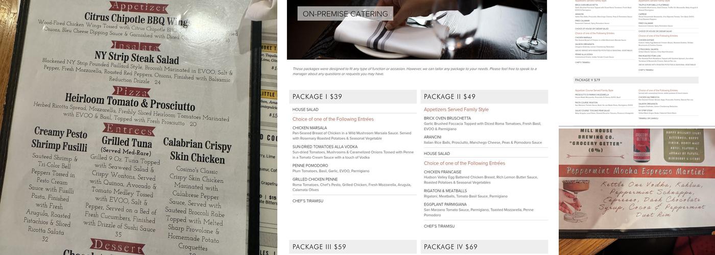 Cosimo's Brick Oven Menu