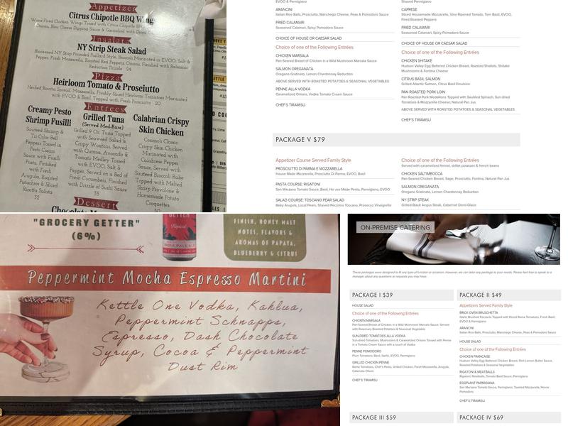 Cosimo's Brick Oven Menu