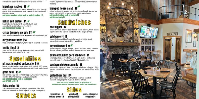 Devils Backbone Basecamp Brewpub Menu